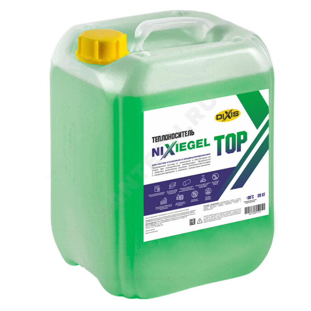 Теплоноситель Nixiegel TOP пропиленгликоль 45,05% Ткр=-31 оС канистра DIXIS