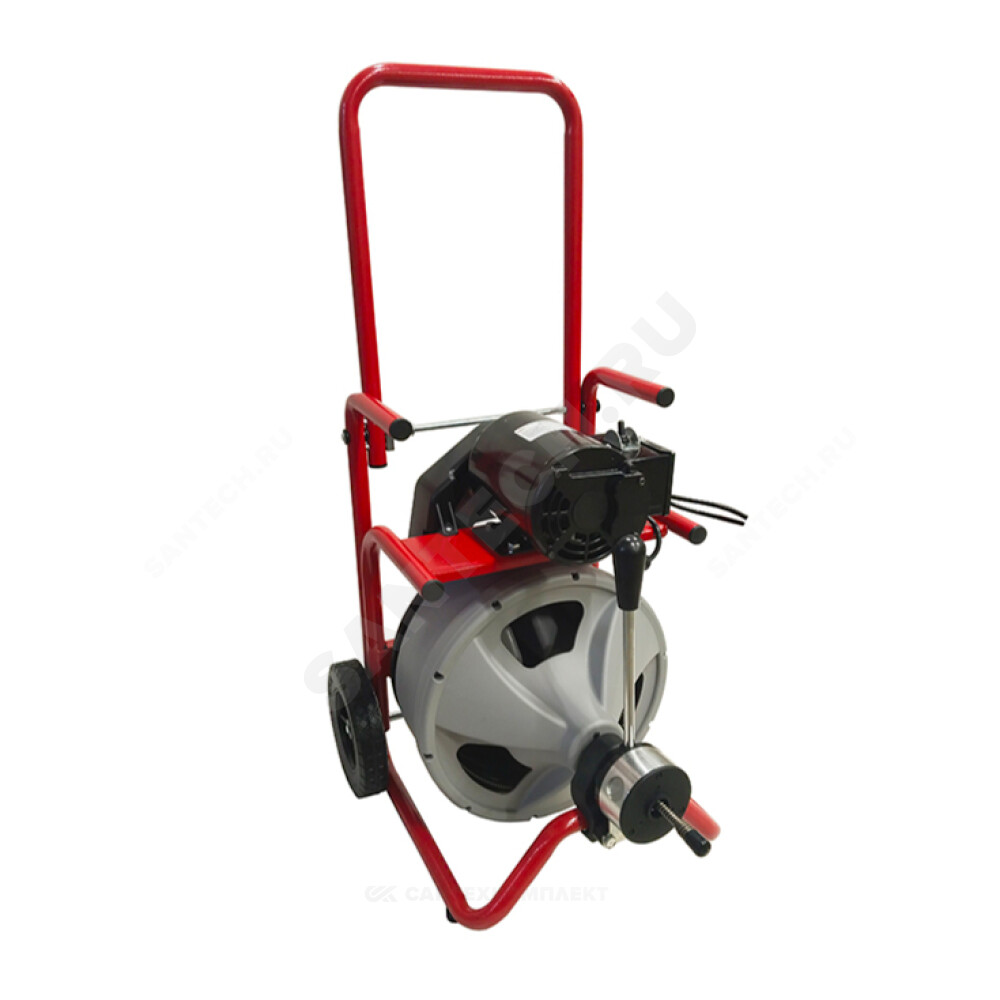 Машина для прочистки труб электромеханическая V-Clean DRUM100 0,43 кВт VOLL 7.01156