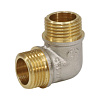 Угольник латунь никель Ду 15 (1/2") НР/НР 9003 ГОСТ 32585-2013 Aquasfera 9003-01
