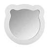 Зеркало фигурное Каспер Мишка белое матовое Aquaton 1A283502CRE20