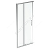 Дверь душевая CONNECT 2 Corner Square/Rectangular реверсивная 900х1950 мм алюминиевый профиль Ideal Standard K9261EO .