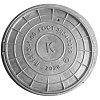 Люк чугун канализационный (К) Л (легкий) А15 круглый h=60мм Л(А15)-1-60 ГОСТ 3634-2019