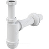 Сифон для умывальника бутылочный 1 1/4"x40 с прямой трубкой 40 без выпуска Alca Plast A43