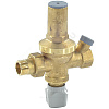 Клапан подпиточный латунь 249 Ду 15 Ру10 1/2" ВР/"американка" Рн=1 - 6бар с выходом под манометр Icma 91249AD05
