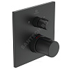 Смеситель встраиваемый для душа термостат черный Ideal Standard A1000NUSTC