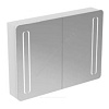 Шкаф зеркальный MIRROR&LIGHT алюминий с подсветкой Ideal Standard T3389AL
