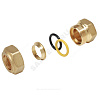 Переходник латунь для медных труб Дн 16х1/2" обжим/ВР R180F Giacomini R180FY115